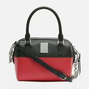 Calvin Klein Tonya Calf Leather Mini Satchel
